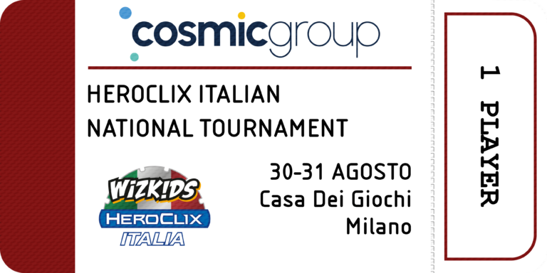 Biglietto Heroclix Nazionale Italiano 2025